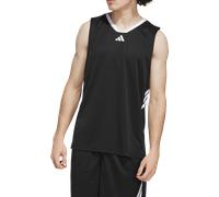adidas Uomo Basketball Legends Tank, Black/White, M