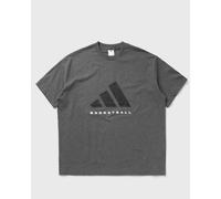 Adidas BASKETBALL TEE men Shortsleeves grey in taglia:L