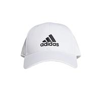 adidas Bball cap COT Cappellino, Unisex - Adulto, White/White/Black, OSFM