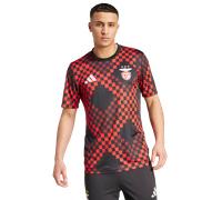 Adidas Benfica 25/26 Pre Match Short Sleeve T-shirt Rosso M Uomo