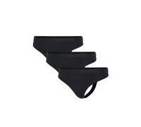 Adidas Pantaloni da Donna a Vita Bassa (Confezione da 3) - Sport Active Essentials in Cotone - Perizoma - Comodi, 000 Nero, S