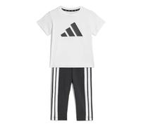 adidas Bimba 0-24 Essentials Set Track Suit, white/black, 3-4 Years