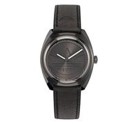 Adidas Black Leather Dress Watch