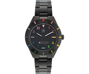 Adidas Black Stainless Steel Dress Watch