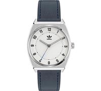 Adidas Blue Leather Dress Watch