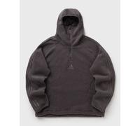 Adidas BORG FLEECE TEAMGEIST 1/4 ZIP HOODIE men Fleece Jackets grey in taglia:M