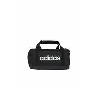 adidas Mixte Essentials Linear Duffel Bag, Black / Black / White, XS