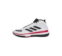 adidas Bounce Legends, Shoes-Low (Non Football) Unisex-Adulto, Ftwr White/Core Black/Better Scarlet, 42 EU
