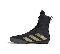adidas Box Hog 4, Shoes-High (Non-Football) Unisex-Adulto, Core Black/Gold Met./Grey Six, 38 2/3 EU