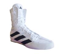 adidas Box Hog 4 White/Black 7.5, Scarpe da Boxe Unisex-Adulto, Bianco, 41 1/3 EU