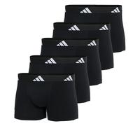 Adidas Boxer Da Uomo, Confezione Da 5 - Trunks, Active Flex Cotone, Logo