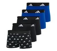 Adidas Boxer Da Uomo, Confezione Da 5 - Trunks, Active Flex Cotone, Logo