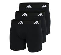 Adidas Boxer Uomo, 3er Pacco - Boxer Slip, Active Flessibile Cotone, Logo Con