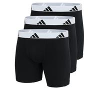 Adidas Boxer Uomo, 3er Pacco - Boxer Slip, Active Flessibile Cotone, Logo Con