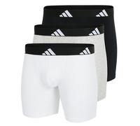 Adidas Boxer Uomo, 3er Pacco - Boxer Slip, Active Flessibile Cotone, Logo Con