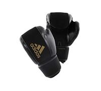 adidas Boxing Gloves Washable, Guanti da Boxe Lavabili. Unisex-Adulto, Nero/Oro, S/M