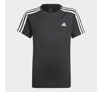 adidas Boy's ADIDAS BOYS DESIGNED TO MOVE 3-STRIPES T-SHIRT black/white 9 Years