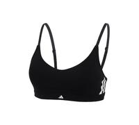 Adidas Bralette Completamente Imbottita da Donna, Sport Active Essentials Cotone 3 Strisce