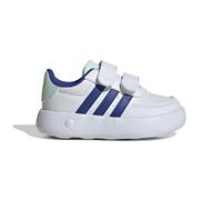 adidas Breaknet 2.0 Shoes Kids, Scarpe da Tennis Unisex-Bimbi 0-24, Cloud White/Semi Lucid Blue/Halo Mint, 26 EU