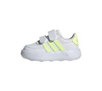 adidas Breaknet 2.0 Shoes Kids, Scarpe da Tennis Unisex-Bimbi 0-24, Ftwr White/Pure Sulfur/Beam Pink, 27 EU