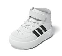 adidas BREAKNET 3.0 Mid Shoes Infants, Scarpe Unisex-Bimbi 0-24, Ftwr White/Core Black/Core Black, 27 EU