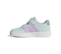 adidas BREAKNET 3.0 Shoes Children, Scarpe Unisex-Bambini, Halo Mint/Bliss Lilac/Mint TON, 32 EU