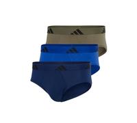 adidas Brief (3pk) -Active Flex Cotton Mutande da Uomo, 901 Assortiti, M (Pacco da 3)