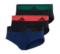 adidas Herren Unterwäsche Slip 3er Pack-Brief (3pk) -Active Flex Cotton Mutande da Uomo, Assorted_4am001, M