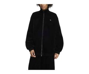 Adidas - Brushed Twill Oversized Firebird Track Top - - Sport - Donna - Nero - S