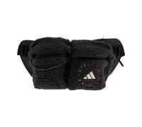 Adidas by Stella McCartney - Borsa in pile con logo ricamato - - Bags - Donna - Nero - ONE SIZE