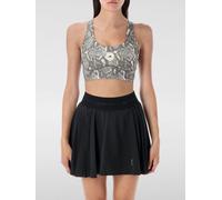 ADIDAS BY STELLA MCCARTNEY Top cropped in tessuto tecnico XS Grigio