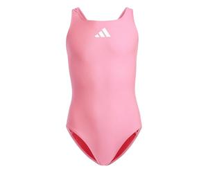 adidas C-BACK SWIMSUIT KIDS, Costume intero Bambina, lucid pink/white,