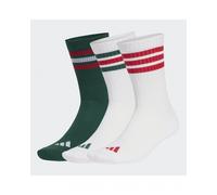 Adidas Calze calzini socks Bianco verde rosso ess 3S cusshioned 3 paia
