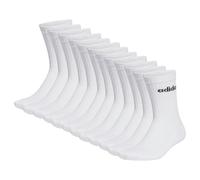 Adidas Calze Unisex, Confezione Da 12 - Linear Crew Imbottite, Logo, Imbottito