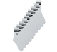 adidas Calzini 3-Stripes Crew Socks 10 Pairs in Bianco S