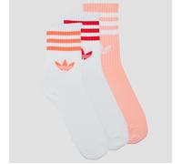 adidas Calzini 3-Stripes Crew Socks 3 Pairs in Bianco M