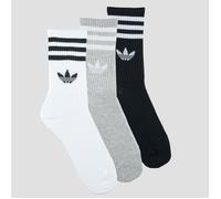 ADIDAS ORIGINALS Calzino '3-Stripes Crew 3 Pairs' grigio sfumato / nero / bianco Donna - Abbigliamento - Intimo - Calzini e calze ADIDAS ORIGINALS 46-48