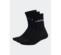 adidas Calzini ammortizzati adidas Linear Girocollo 3 confezione Nero
