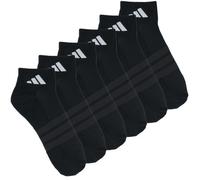 adidas Calzini Cushioned Essentials Ankle Socks 6 Pair Pack in Nero L