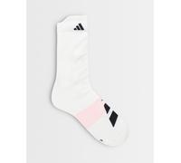 adidas calzini da corsa corti bianchi e neri-Bianco M