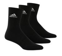 Adidas Calzini Da Uomo Set Da 3 Sportivi Casual Crew AA2298 Neri 43-46