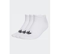 adidas Calzini invisibili adidas Linear 3 Confezione Bianco