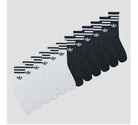 ADIDAS ORIGINALS Calzino '3-STRIPES CREW 10 PAIRS' nero / bianco Donna ADIDAS ORIGINALS 37-39