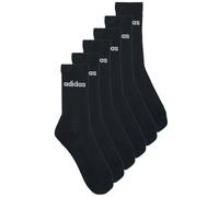 adidas Calzini Linear Crew Cushioned Socks 3 Pairs in Nero 37 / 38