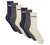 adidas Calzini Linear Crew Socks Cushioned Socks 6 Pair Pack in Multicolore L
