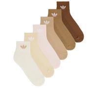 adidas Calzini Mid Ankle Socks 6 Pairs in Beige S