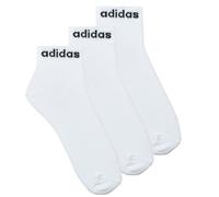 adidas Calzini Think Linear Ankle Socks 3 Pairs in Bianco M