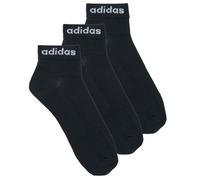 adidas Calzini Think Linear Ankle Socks 3 Pairs in Nero M