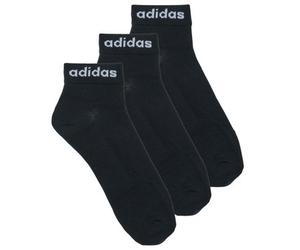 adidas Calzini Think Linear Ankle Socks 3 Pairs in Nero S
