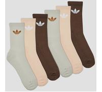 adidas Calzini Trefoil Cushion Crew Socks 6 Pairs in Marrone M